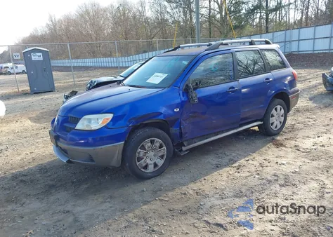 2005 Mitsubishi Outlander Ls from USA, damaged, VIN JA4LZ31F05U049314